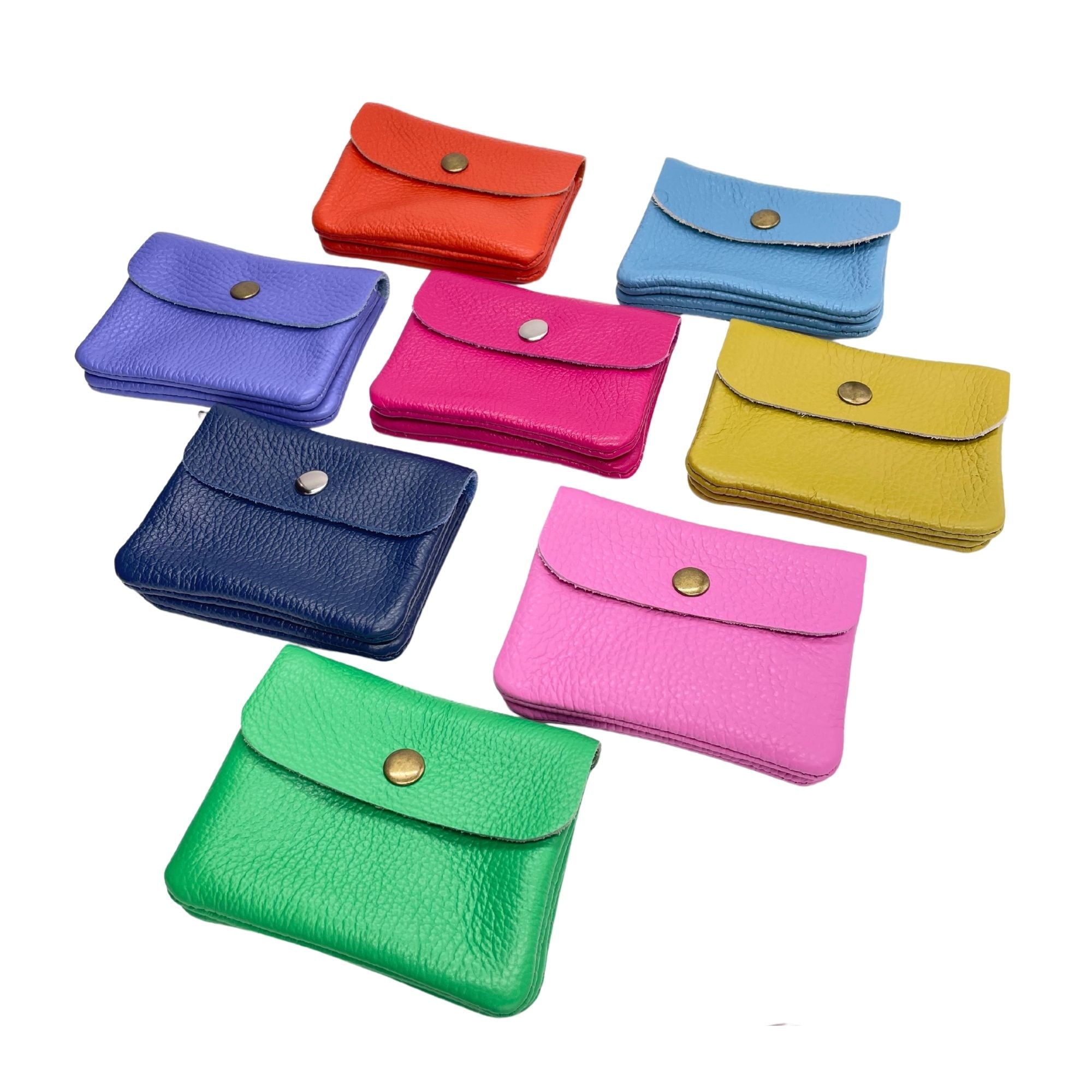 Portamonete in vera pelle