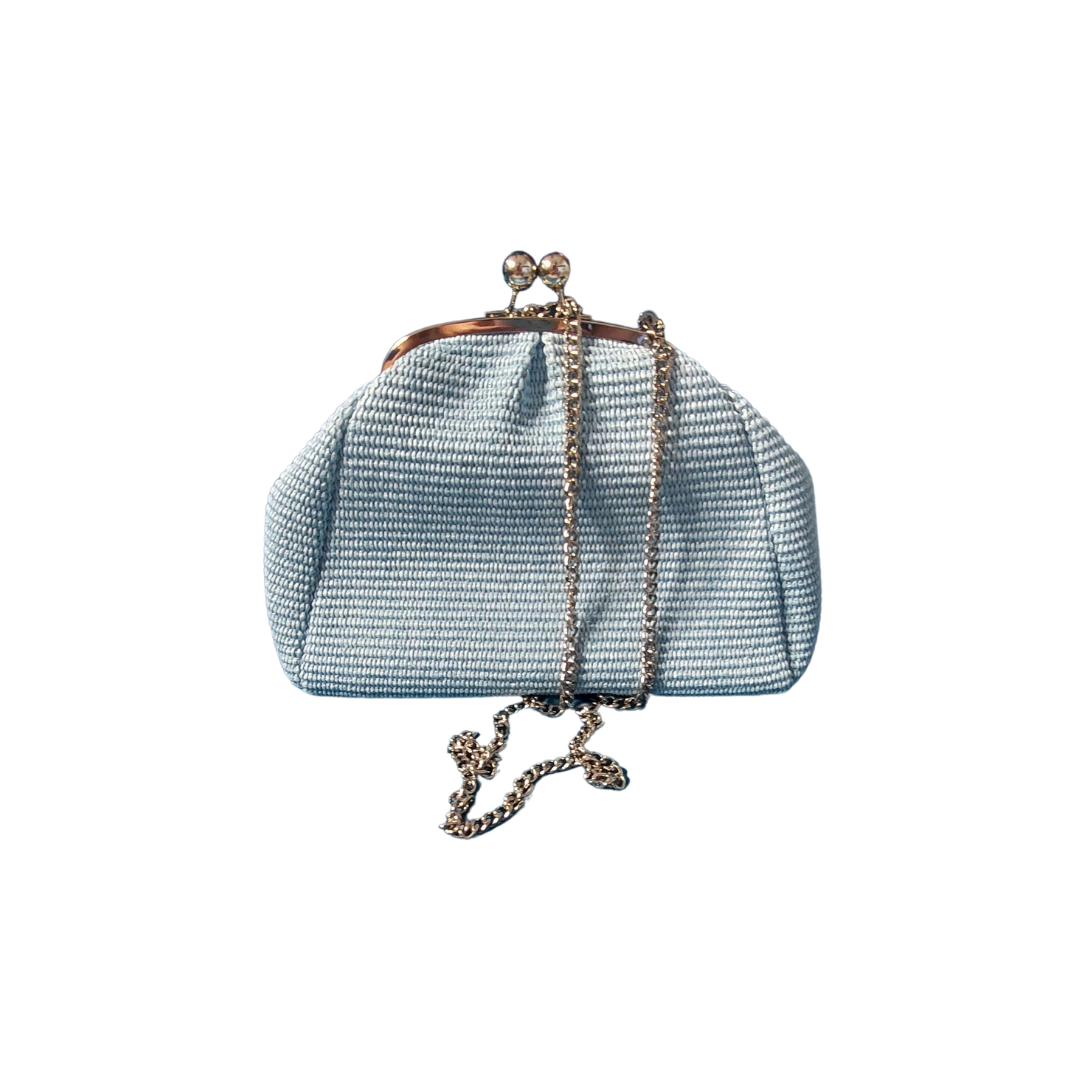 Maxi Pochette in rafia