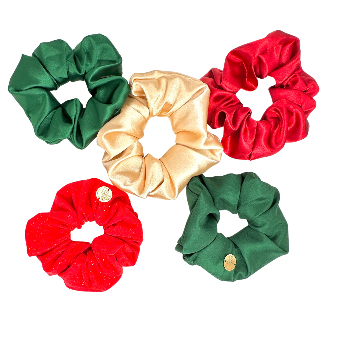 Scrunchies in tessuto