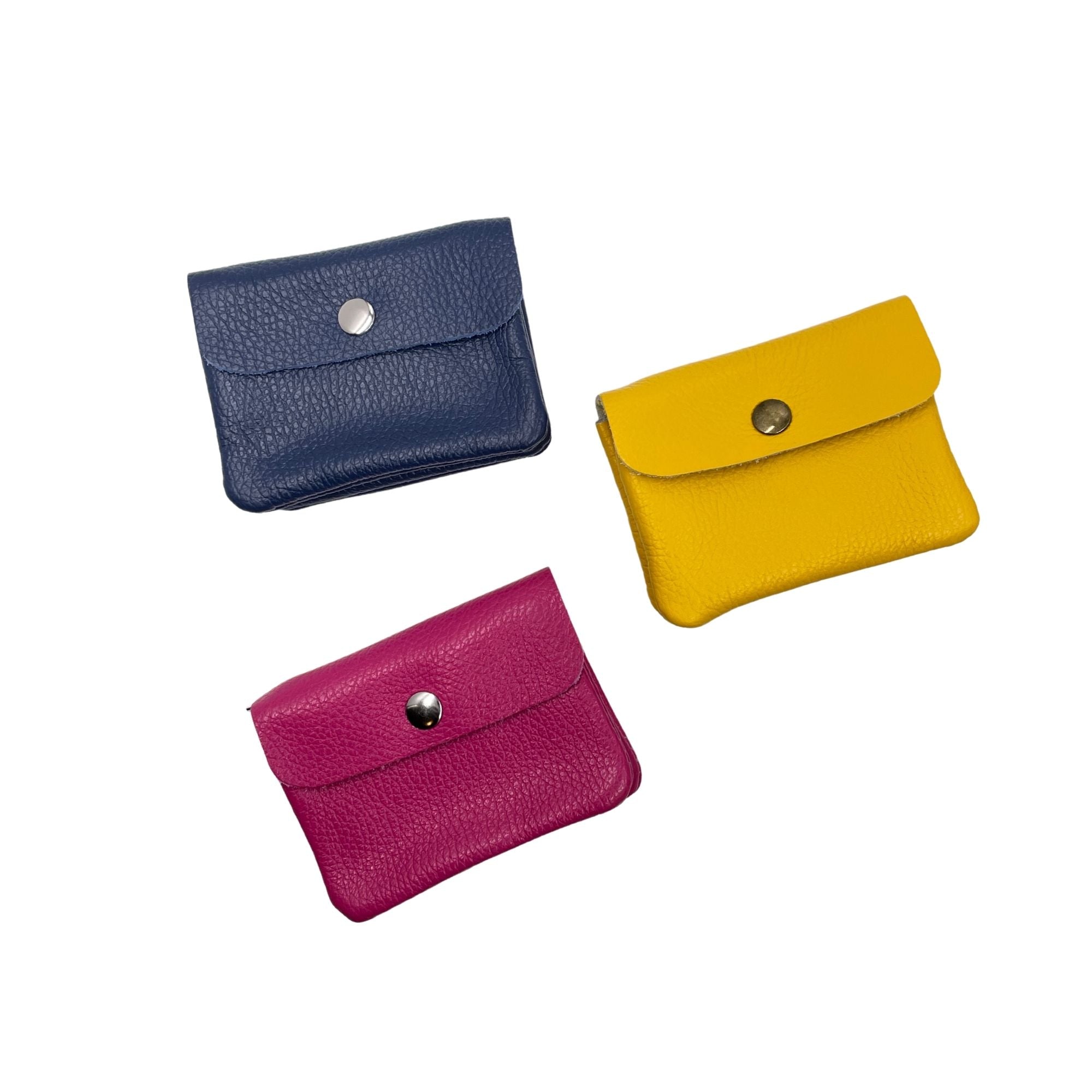 Portamonete in vera pelle