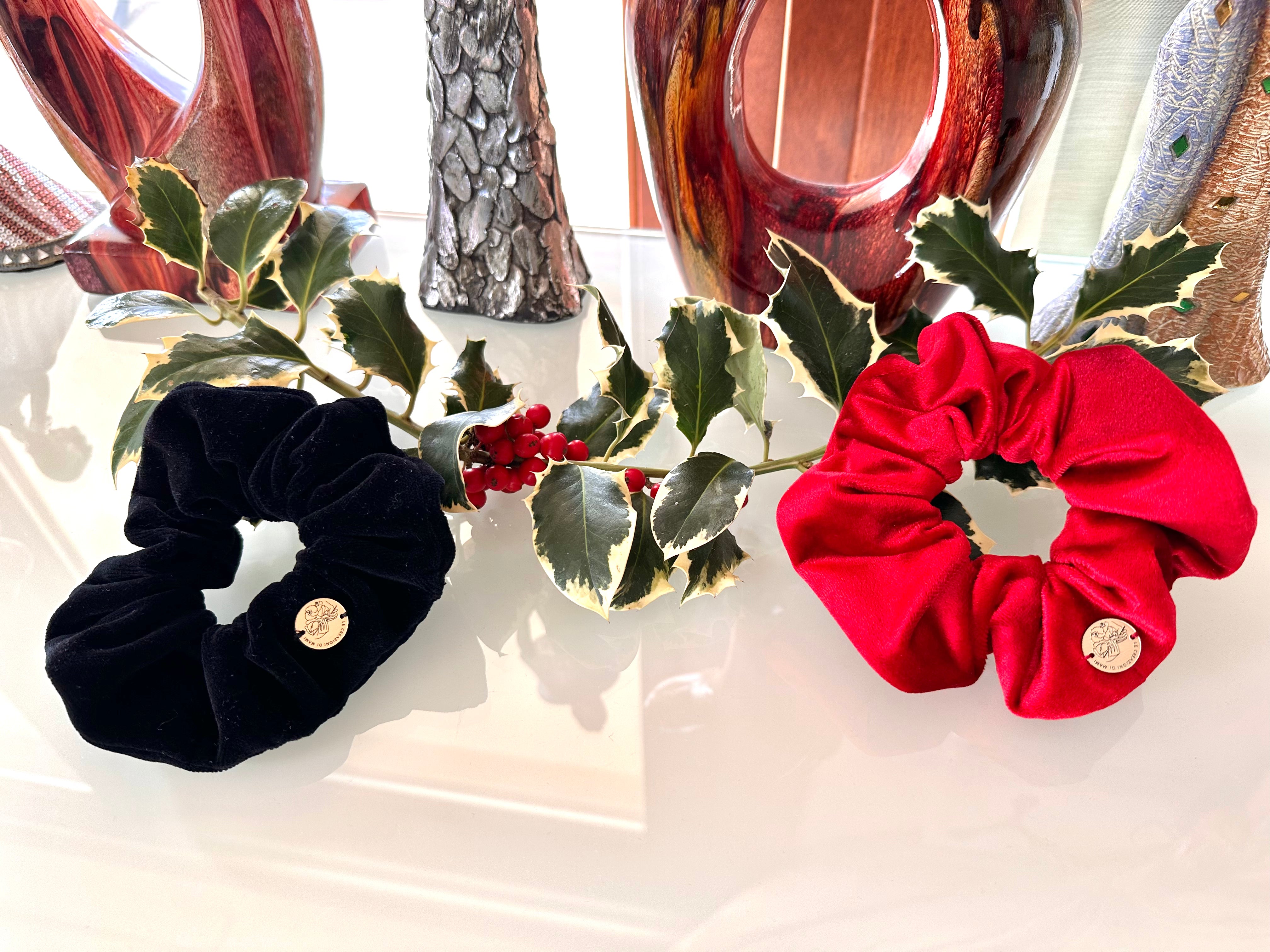 Scrunchies in velluto