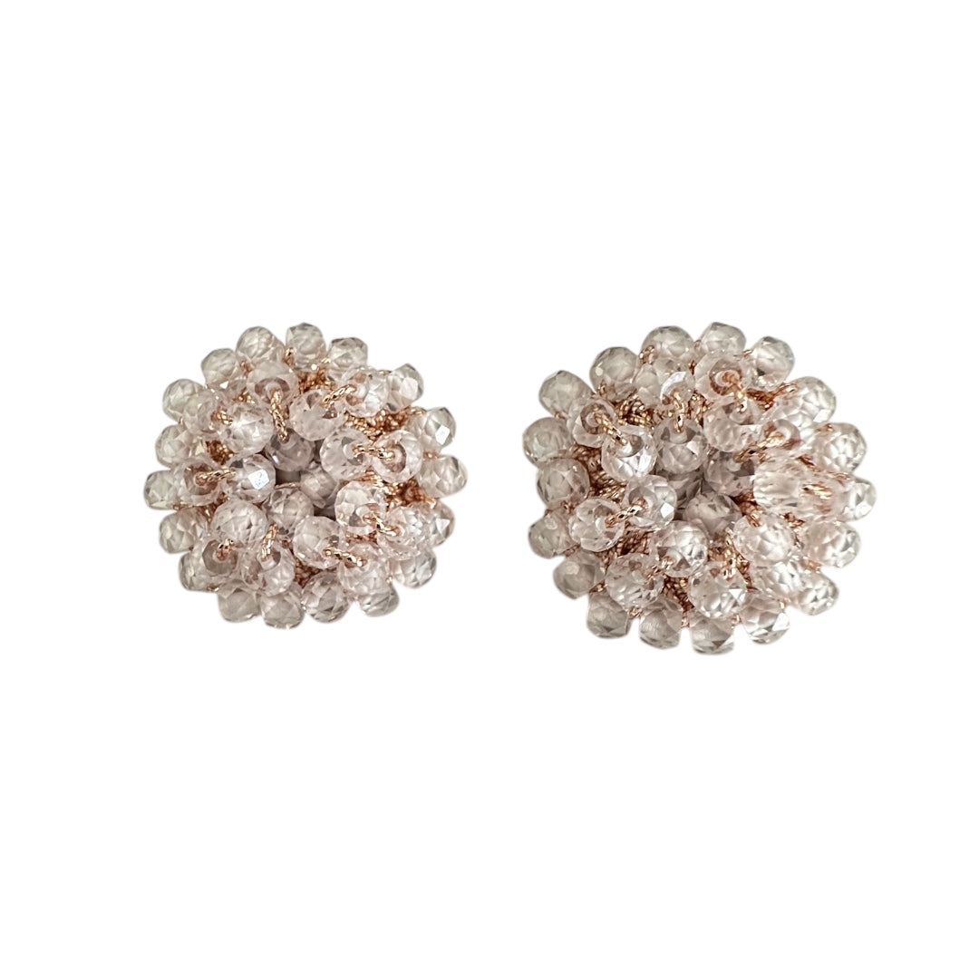 Orecchini da donna con Zirconi crystal e filato gioiello