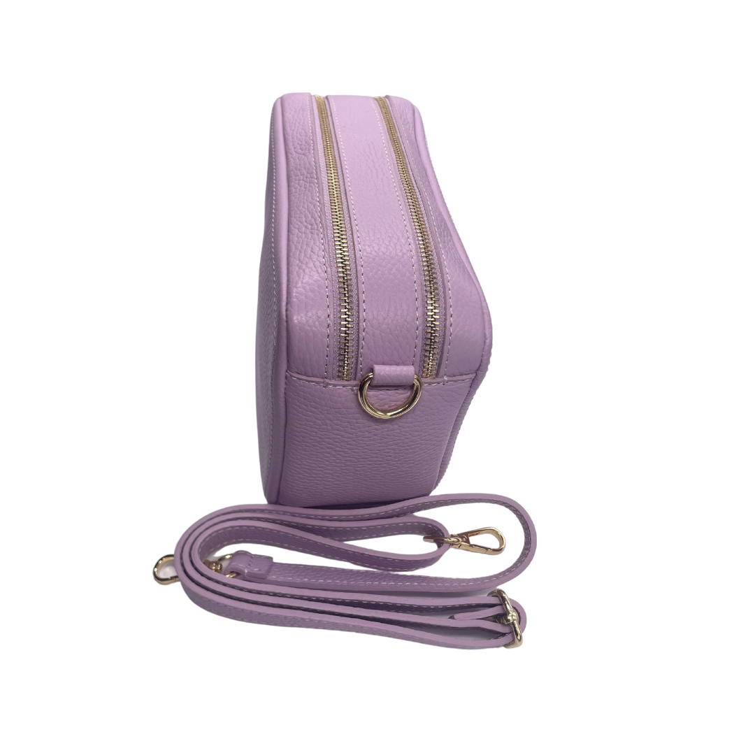 Camerabag in pelle a due scomparti