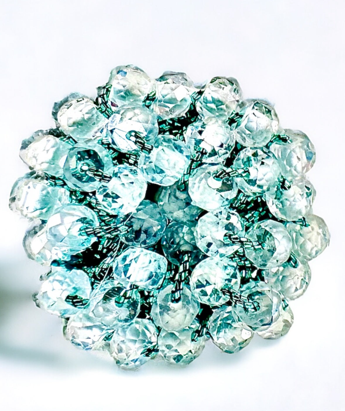 Orecchini da donna con Zirconi crystal e filato gioiello