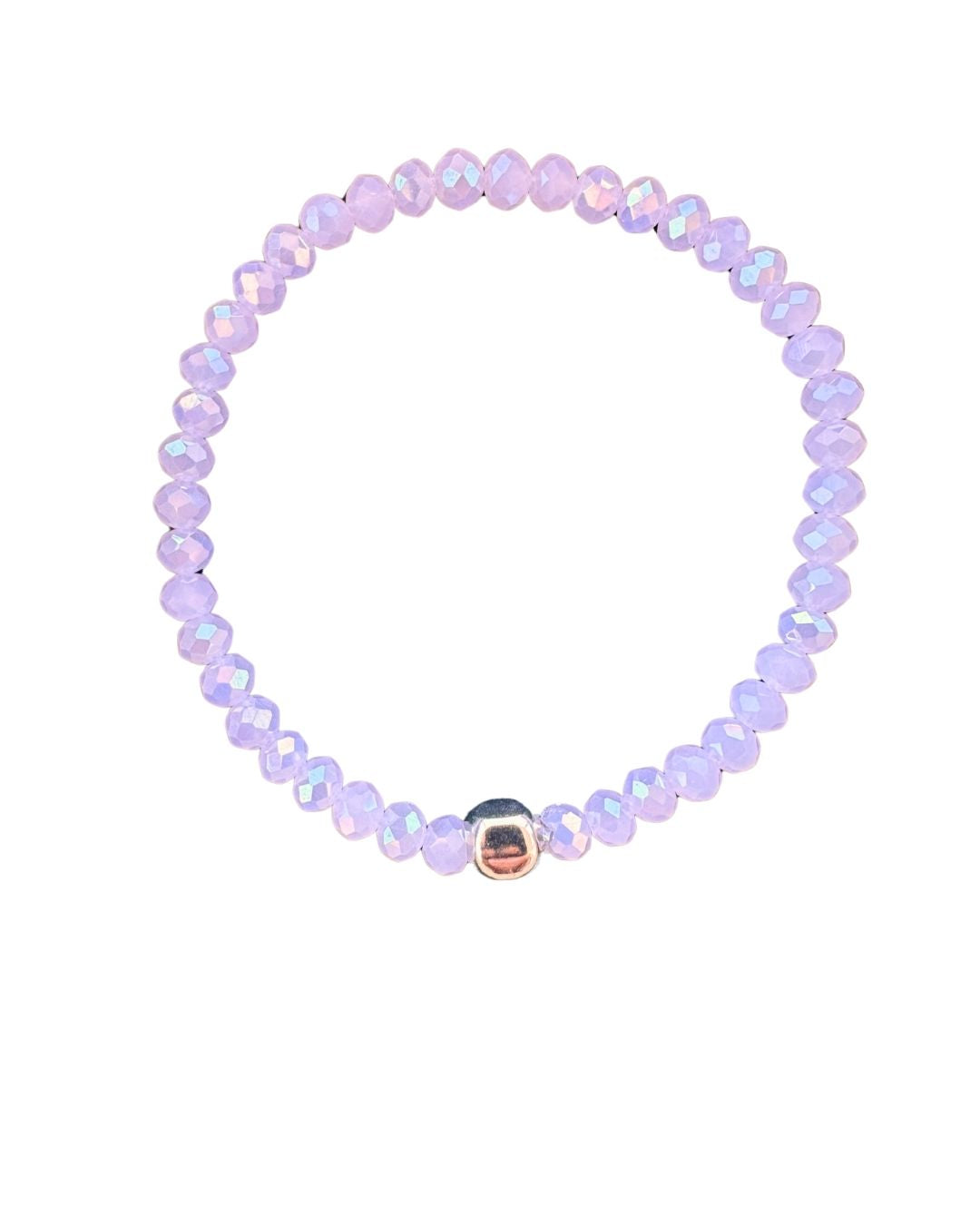 ✨ Bracciale Elastico con Cristalli Colorati ✨