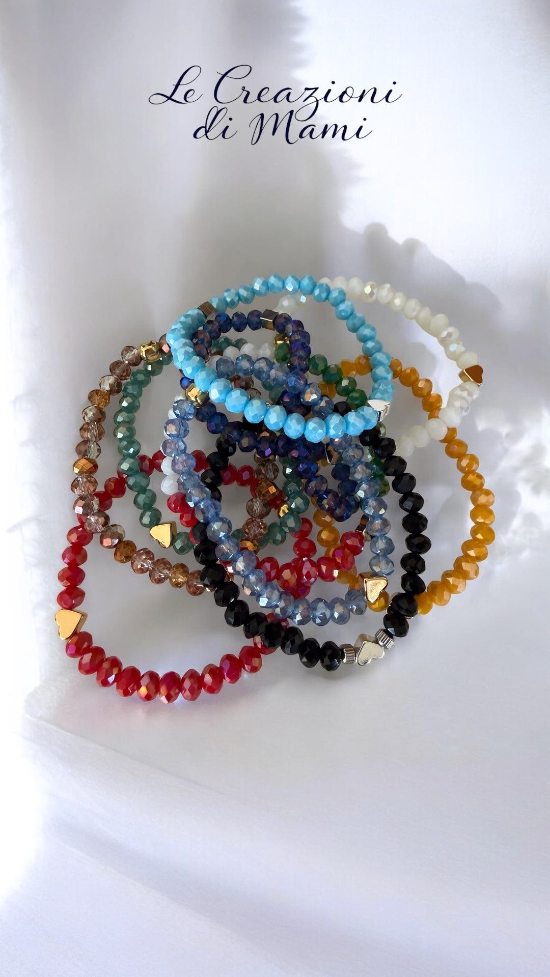 ✨ Bracciale Elastico Cuore di Luce ✨