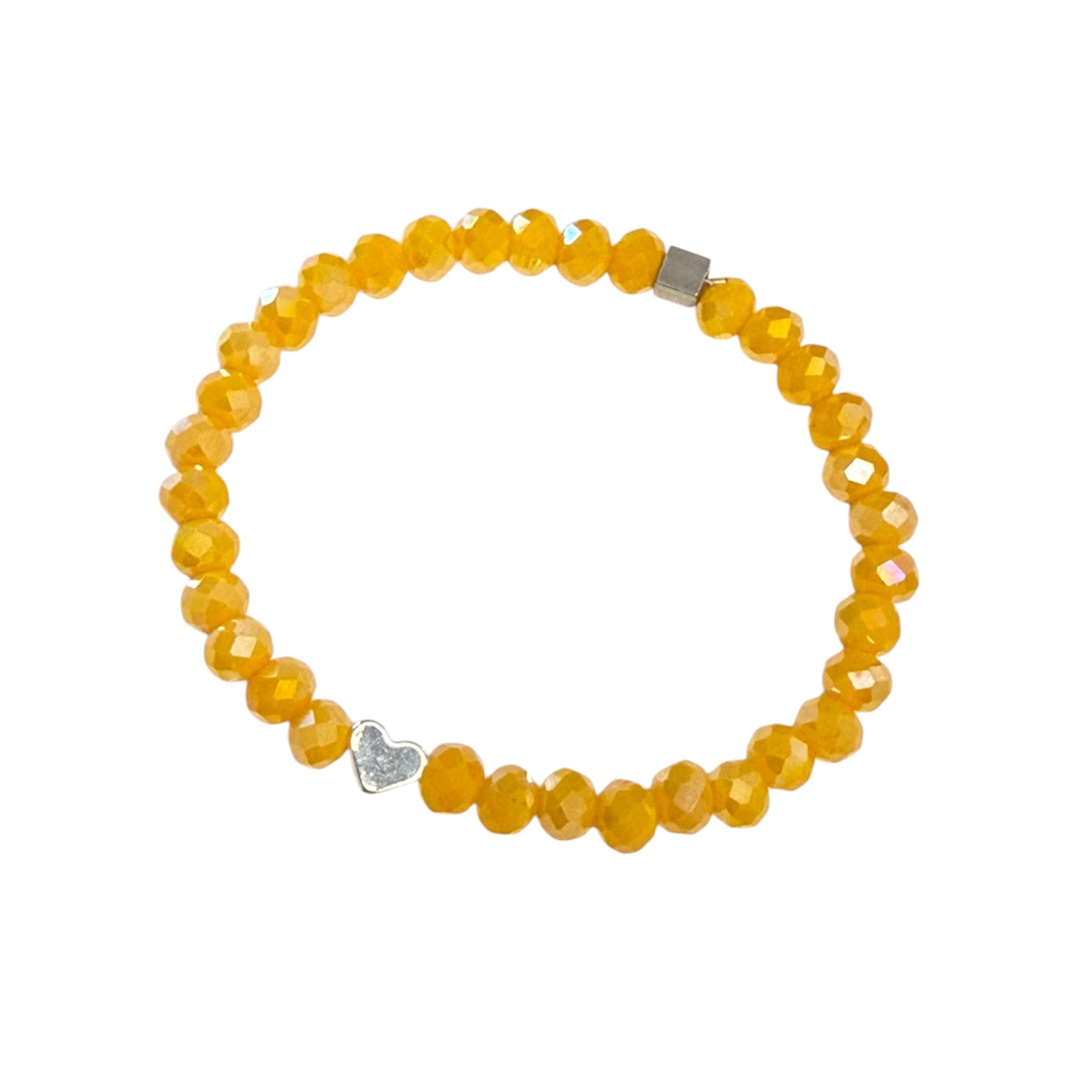 ✨ Bracciale Elastico Cuore di Luce ✨